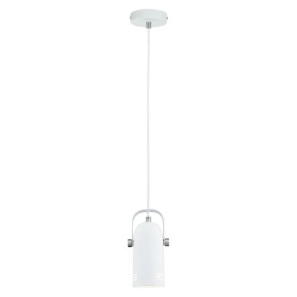 Paulmann 79767 - LED 1xE27/8W luster na sajli LAVEA 230V bela