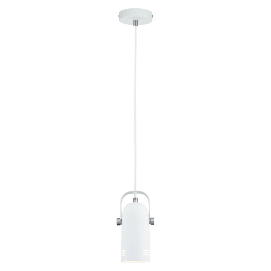 Paulmann 79767 - LED 1xE27/8W luster na sajli LAVEA 230V bela