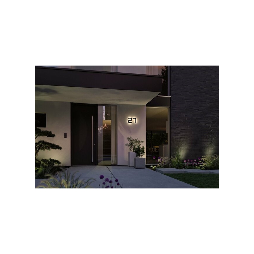 Paulmann 79842 - LED/0,2W IP44 Solarno svetlo za kućni broj 1,2V 1500 mAh