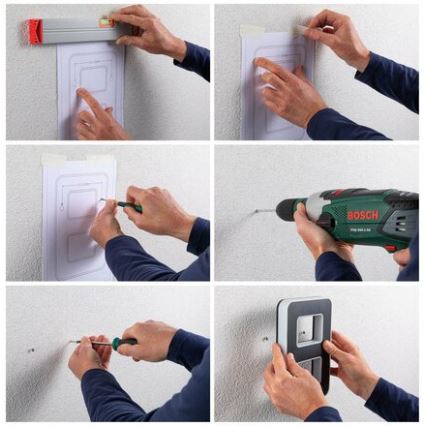 Paulmann 79842 - LED/0,2W IP44 Solarno svetlo za kućni broj 1,2V 1500 mAh