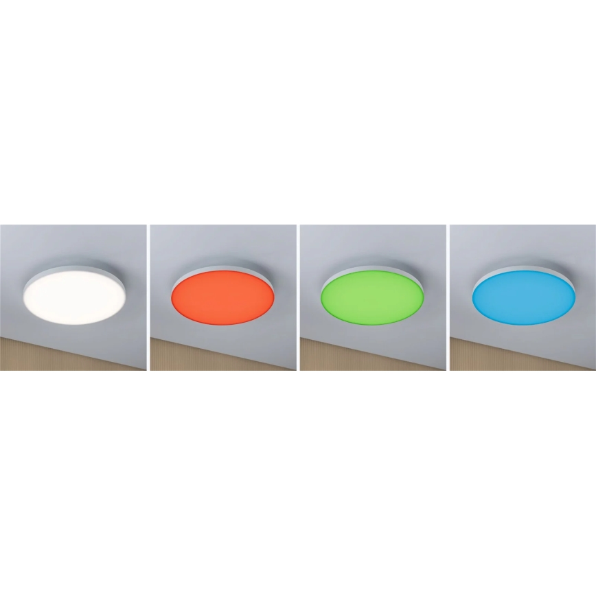 Paulmann 79897 - LED RGBW/22W prigušiva stropna svetiljka SMART VELORA 230V