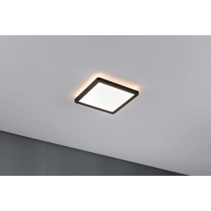 Paulmann 79920 - LED/11,2W prigušiva panel ATRIA 230V 3000K 19x19 cm crna
