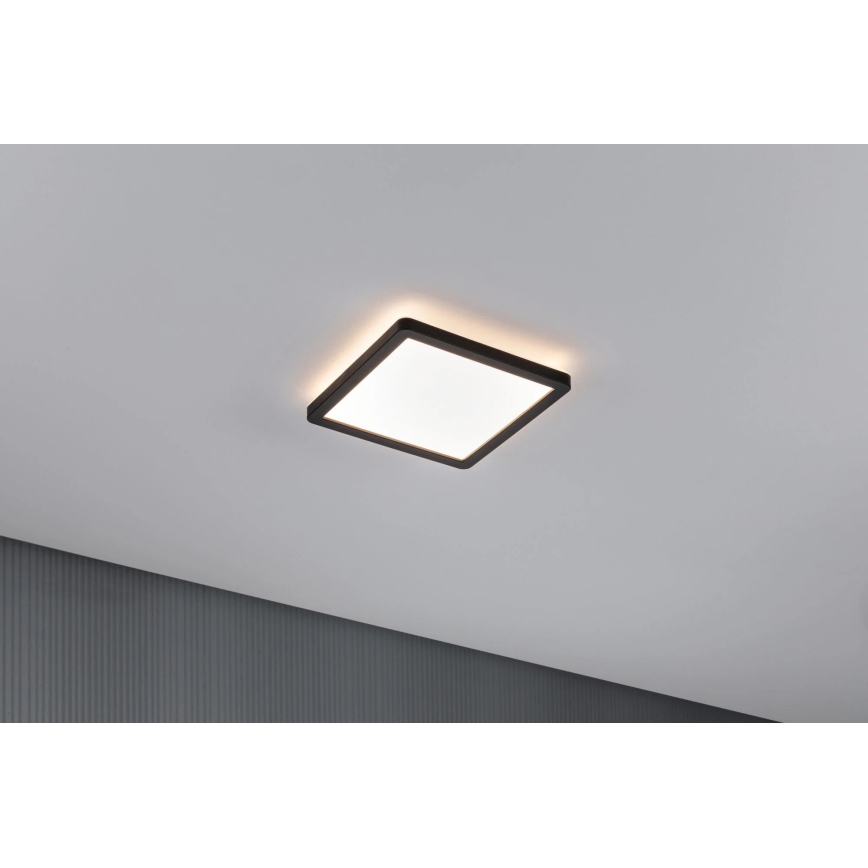 Paulmann 79920 - LED/11,2W prigušiva panel ATRIA 230V 3000K 19x19 cm crna