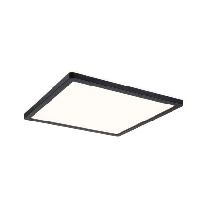 Paulmann 79921 - LED/16W prigušiva panel ATRIA 230V 3000K 29,3x29,3 cm crna