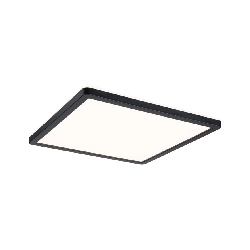 Paulmann 79921 - LED/16W prigušiva panel ATRIA 230V 3000K 29,3x29,3 cm crna