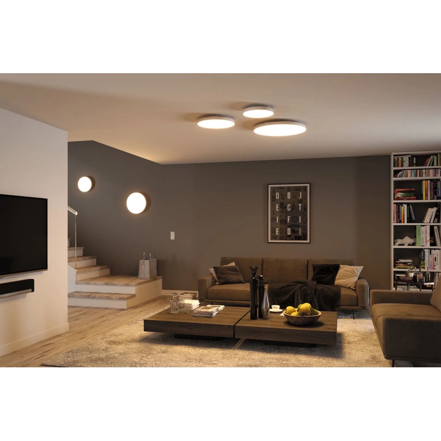 Paulmann 79928 - LED/22W prigušiva stropna lampa LORIA 230V 2700-6500K Ø 40 cm bela