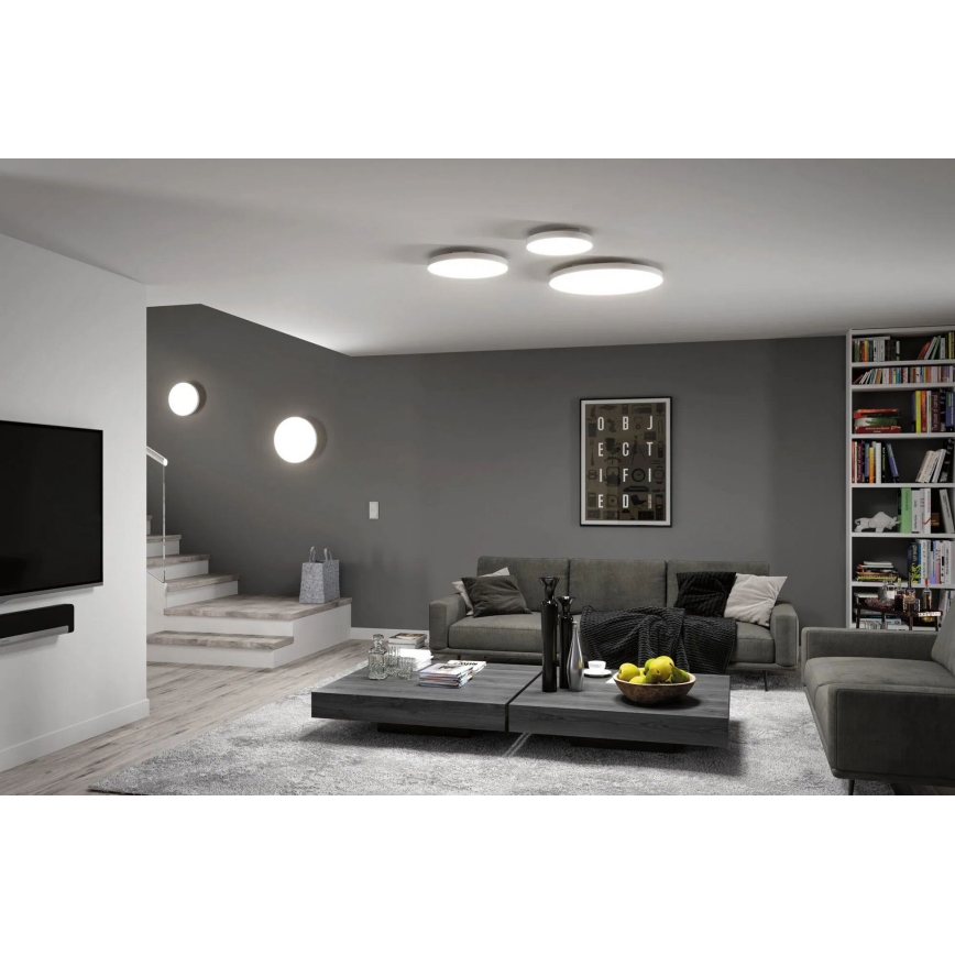 Paulmann 79928 - LED/22W prigušiva stropna lampa LORIA 230V 2700-6500K Ø 40 cm bela