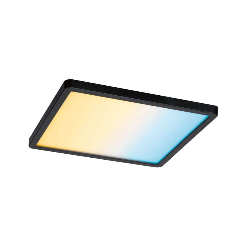 Paulmann 79967 - LED/16W IP44 prigušiva kupatilska ugradna lampa AREO 230V 23x23 cm crna
