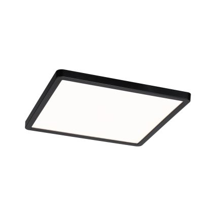 Paulmann 79967 - LED/16W IP44 prigušiva kupatilska ugradna lampa AREO 230V 23x23 cm crna