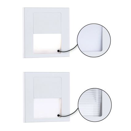 Paulmann 79999 - LED/1W svetiljka za stepenište TSARO 230V Follow/bela