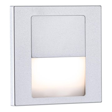 Paulmann 80000 - LED/1W svetiljka za stepenište TSARO 230V Follow/mat hrom