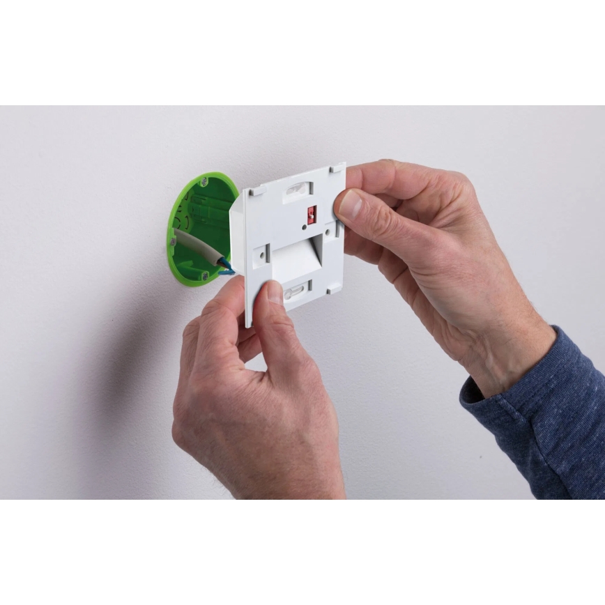 Paulmann 80001 - LED/1W svetlo za stepenište TSARO 230V Follow/crna