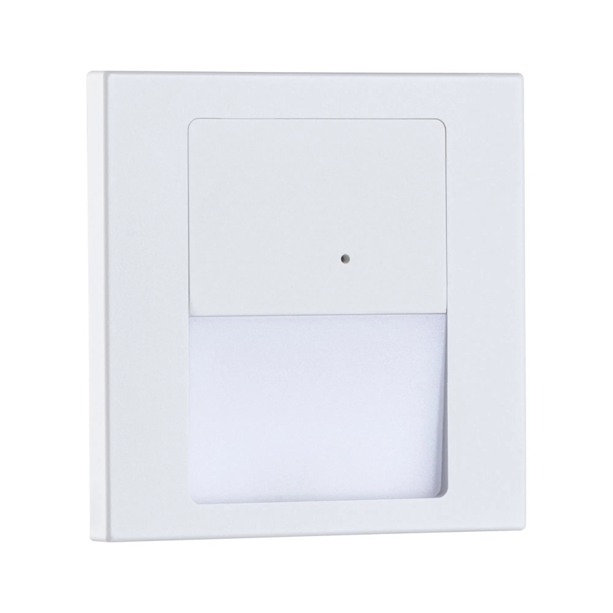 Paulmann 80002 - LED/1W Svetlo za stepenište sa senzorom TSARO 230V Lead/bela