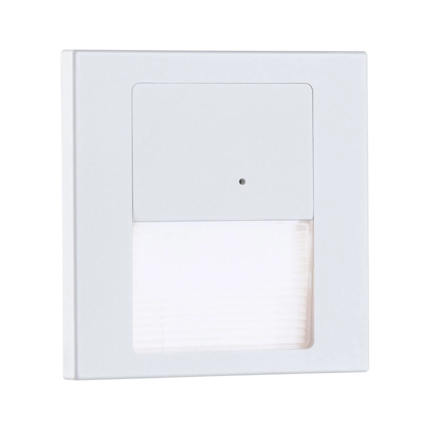 Paulmann 80002 - LED/1W Svetlo za stepenište sa senzorom TSARO 230V Lead/bela