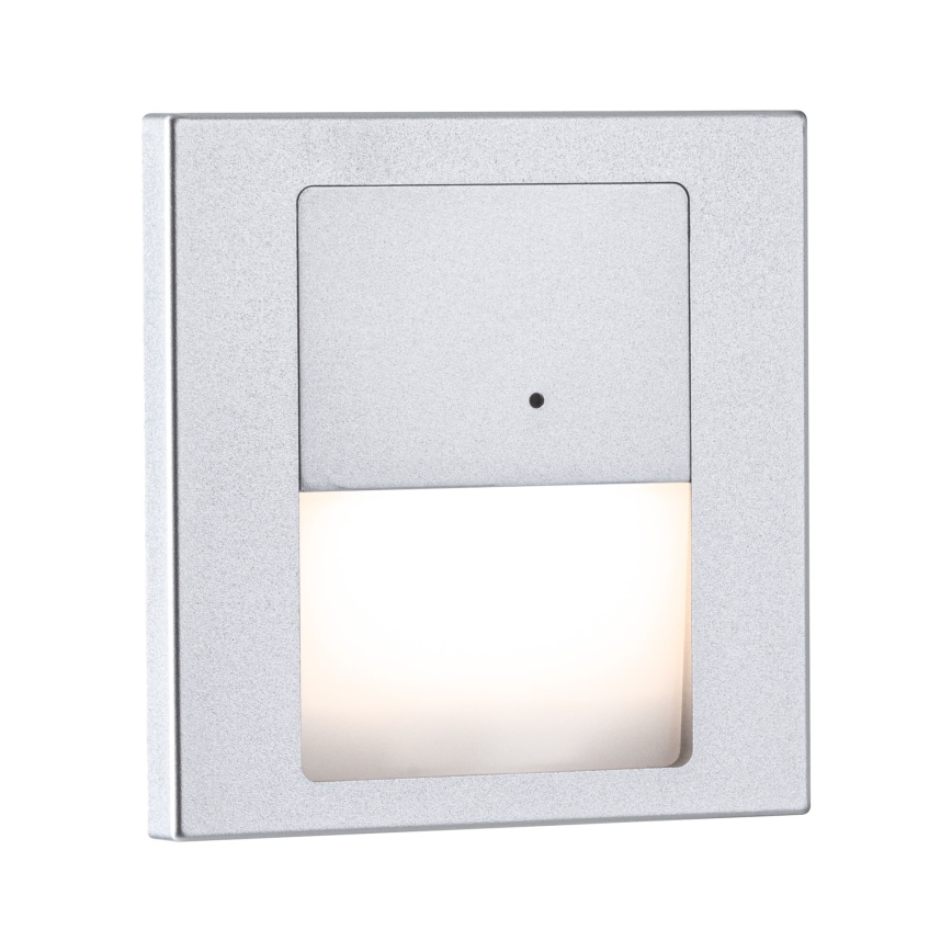 Paulmann 80003 - LED/1W svetiljka za stepenište sa senzorom TSARO 230V Lead/matni hrom