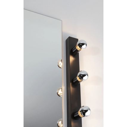 Paulmann 80097 - 3xE14/40W IP44 Osvetljenje za ogledalo REGULA 230V crno