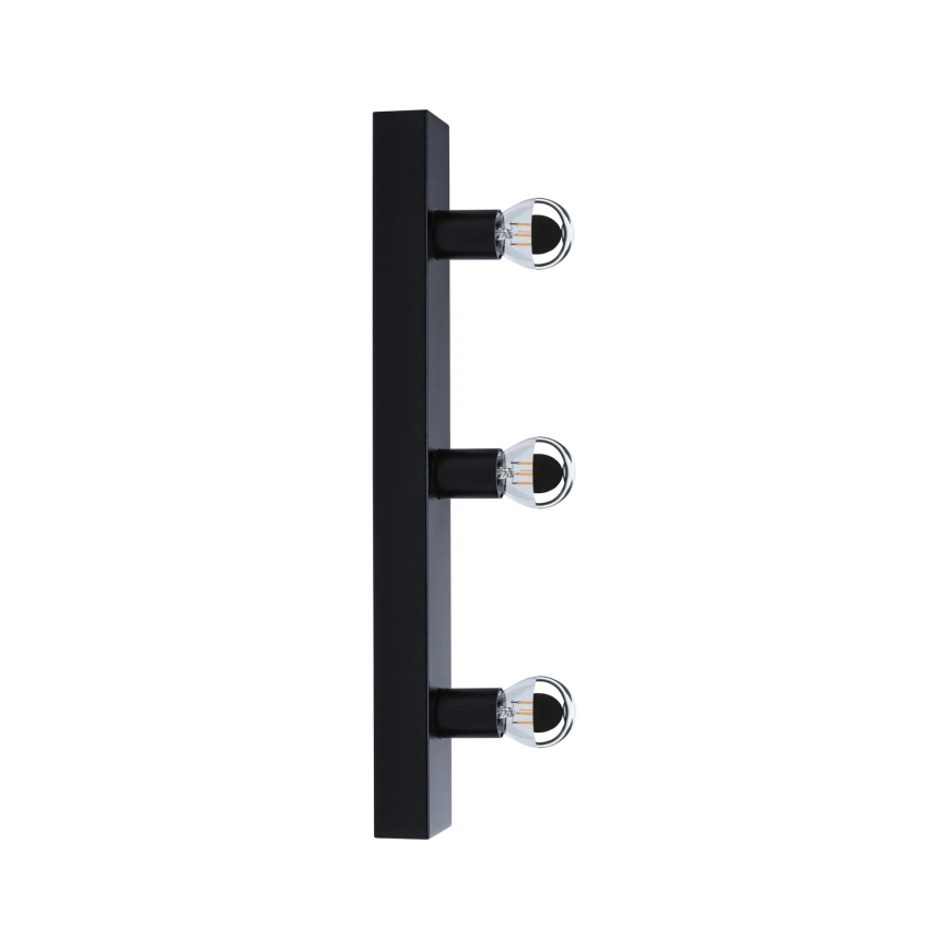 Paulmann 80097 - 3xE14/40W IP44 Osvetljenje za ogledalo REGULA 230V crno