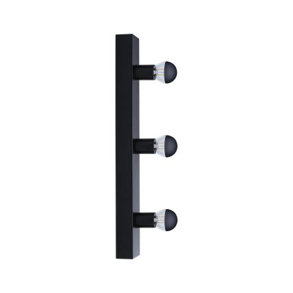 Paulmann 80097 - 3xE14/40W IP44 Osvetljenje za ogledalo REGULA 230V crno