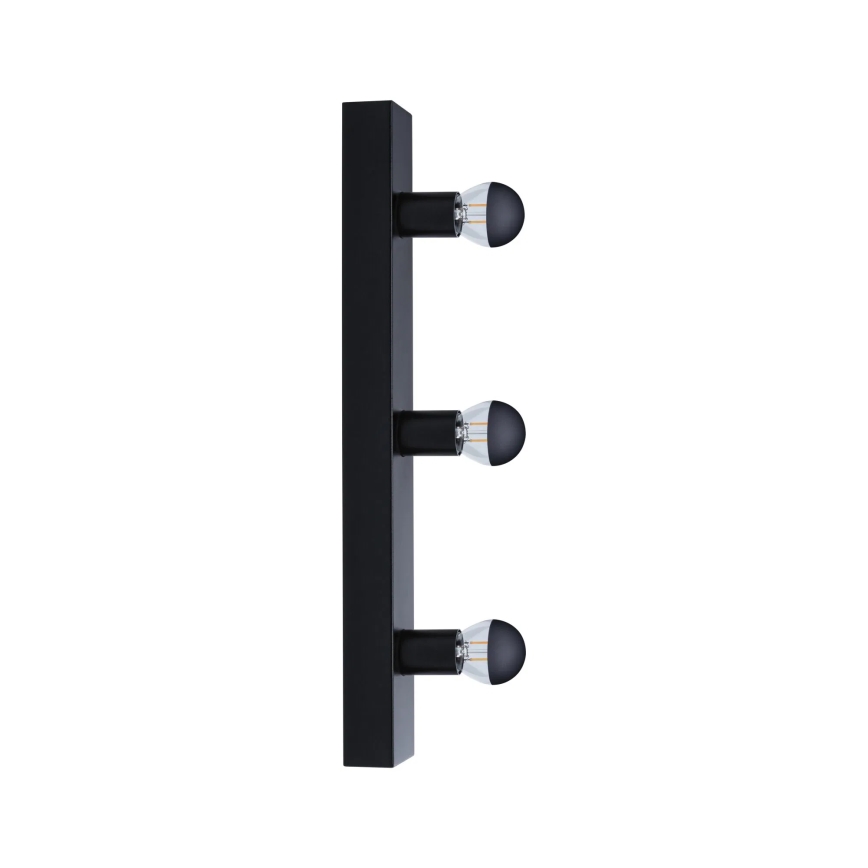 Paulmann 80097 - 3xE14/40W IP44 Osvetljenje za ogledalo REGULA 230V crno