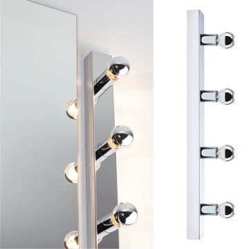 Paulmann 80098 - 4xE14/40W IP44 Osvetljenje za kupatilsko ogledalo REGULA 230V sjajni hrom