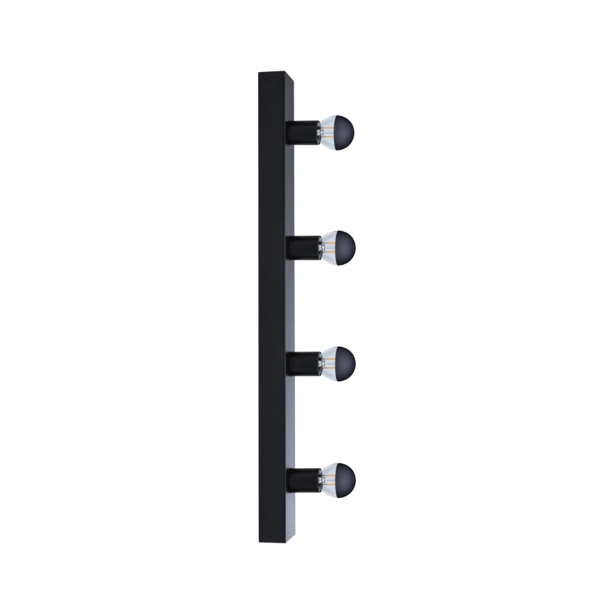 Paulmann 80099 - 4xE14/40W IP44 Kupatilsko osvetljenje za ogledalo REGULA 230V crno