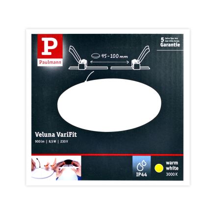 Paulmann 92388 - LED/8,5W IP44 Kupatilsko ugradno plafonsko svetlo VARIFIT 230V