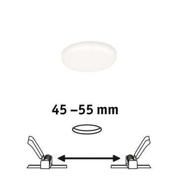 Paulmann 92390 - LED/4,5W IP44 Ugradno kupatilsko svetlo VARIFIT 230V