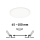 Paulmann 92391 - LED/8,5W IP44 Ugradno plafonsko svetlo za kupatilo VARIFIT 230V