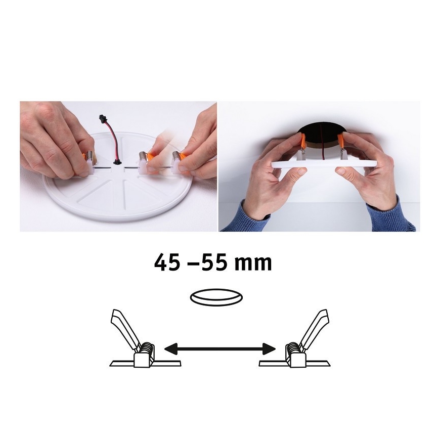 Paulmann 92393 - LED/4,5W IP44 ugradno svetlo za kupatilo VARIFIT 230V