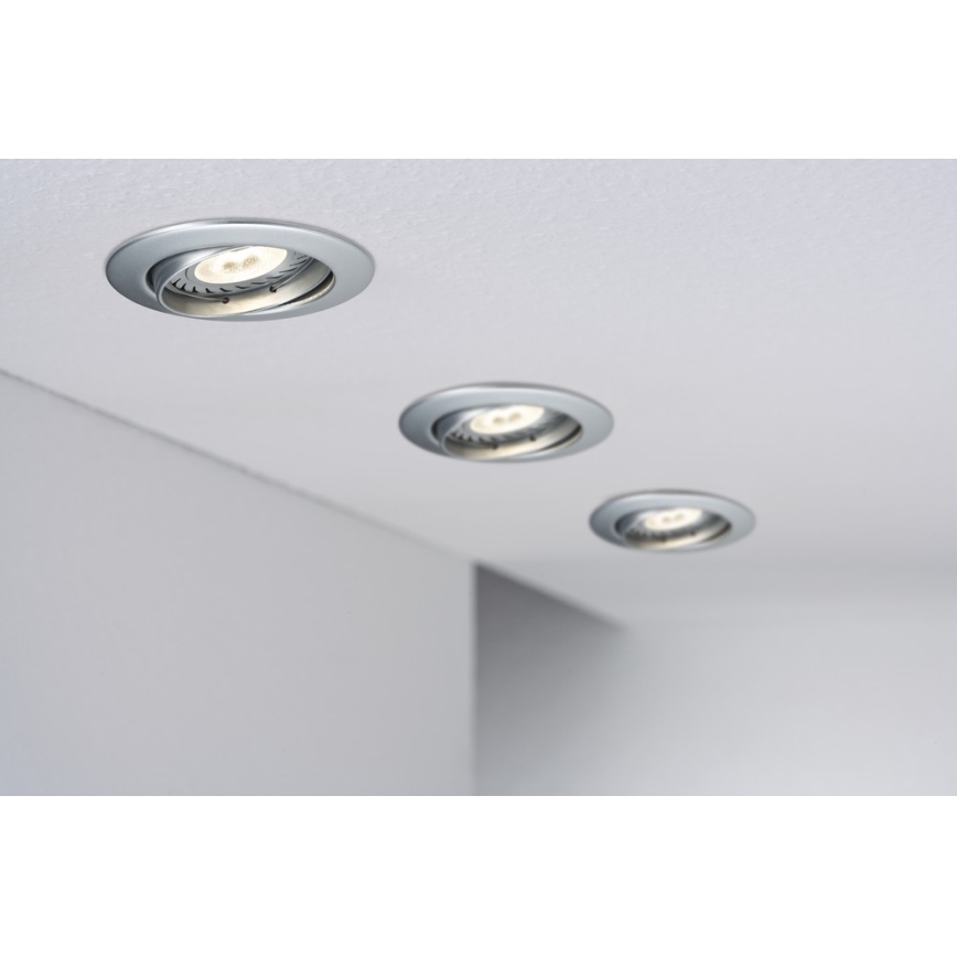 Paulmann 92516 - SET 3xLED-GU10/3,5W Ugradno svetlo za kupatilo PREMIUM LINE 230V