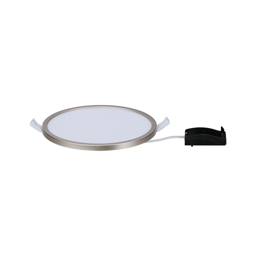 Paulmann 92935 - LED/12W IP44 prigušiva ugradno stropno svetlo za kupatilo AREO 230V prečnik 18 cm mat hrom