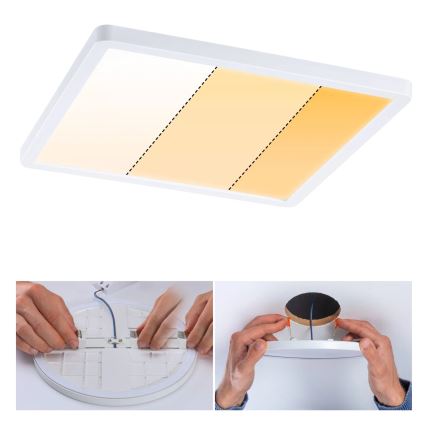 Paulmann 92994 - LED/16W IP44 Ugradno kupatilsko plafonsko svetlo VARIFIT 230V 2000/3000/4000K