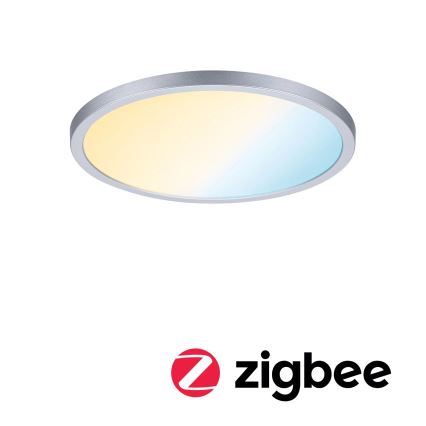 Paulmann 93046 - LED/16W IP44 prigušiva kupatilsko ugradno svetlo AREO 230V 3000-6500K fi 23 cm mat hrom