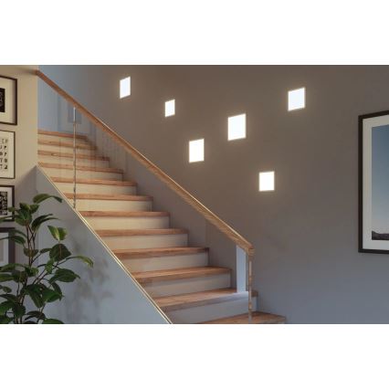 Paulmann 93059 - LED/13W IP44 prigušiva ugradna plafonska lampa za kupatilo AREO 230V 17,5x17,5 cm bela