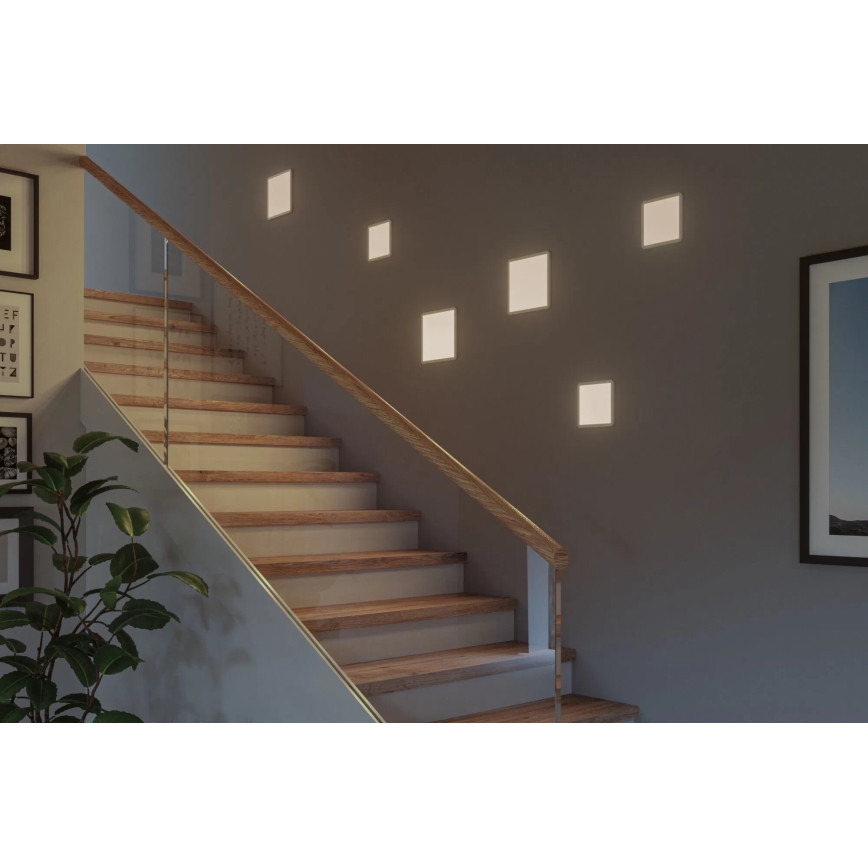 Paulmann 93059 - LED/13W IP44 prigušiva ugradna plafonska lampa za kupatilo AREO 230V 17,5x17,5 cm bela