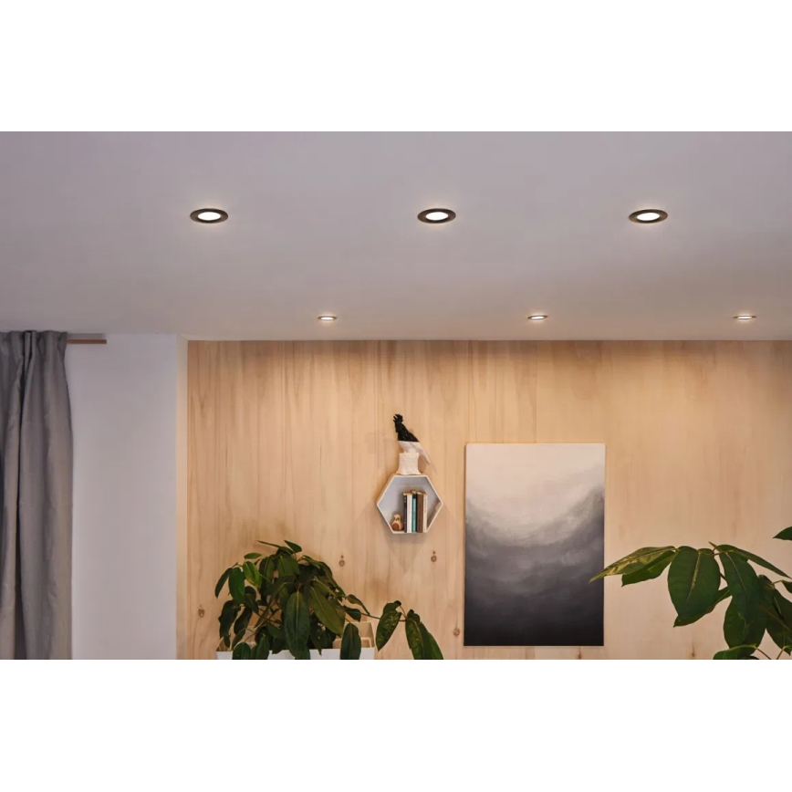 Paulmann 93080 - SET 3xLED/6W IP23 prigušiva ugradno plafonsko svetlo za kupatilo COIN 230V
