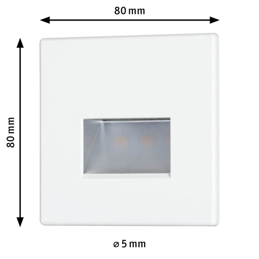 Paulmann 93093 - LED/1,2W svetiljka za stepenište EDGE 230V