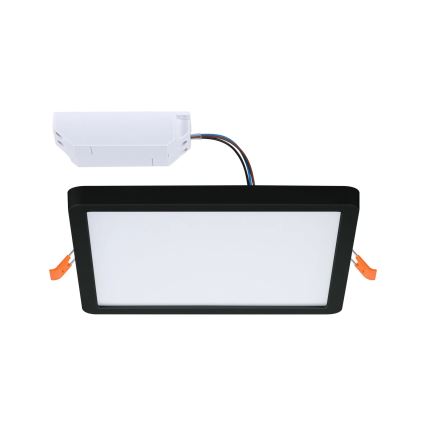 Paulmann 93101 - LED/13W IP44 Kupatilsko ugradno stropno svetlo AREO 230V 2000/3000/4000K 17,5x17,5 cm crno