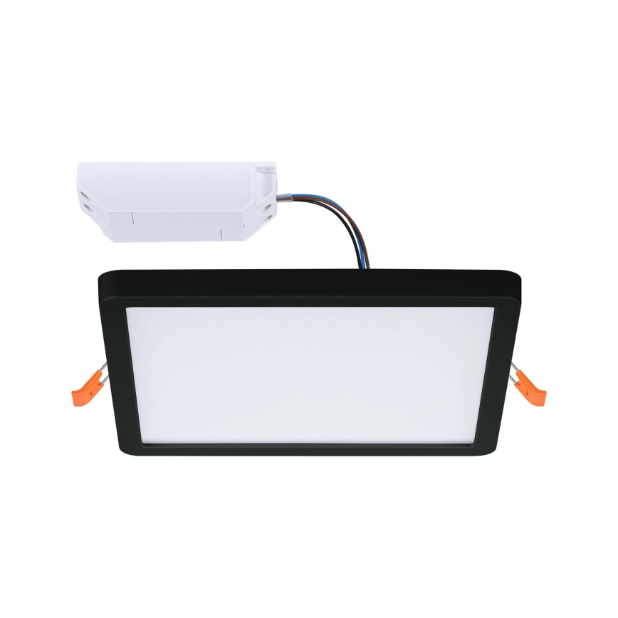 Paulmann 93101 - LED/13W IP44 Kupatilsko ugradno stropno svetlo AREO 230V 2000/3000/4000K 17,5x17,5 cm crno