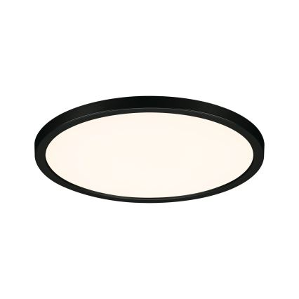 Paulmann 93102 - AREO LED ugradna kupatilska lampa 16W IP44, 230V, 2000/3000/4000K, Ø23 cm, crna