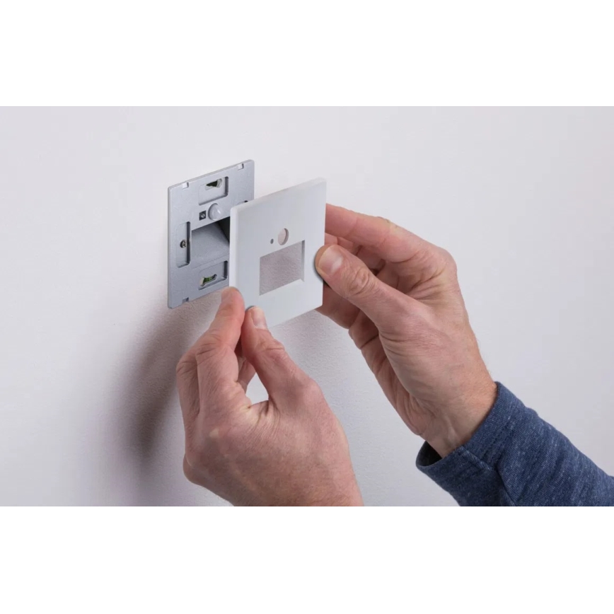 Paulmann 93133 - LED/1,2W stepenišno svetlo sa senzorom EDGE 230V belo