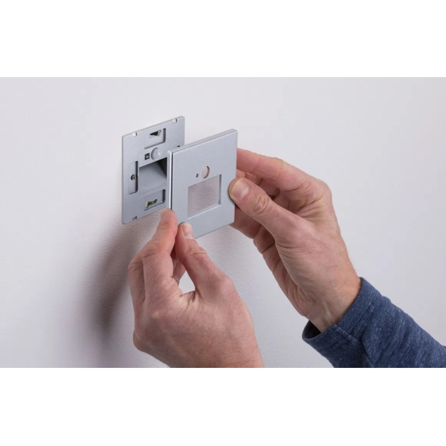 Paulmann 93134 - LED/1,2W stepenišno svetlo sa senzorom EDGE 230V mat hrom