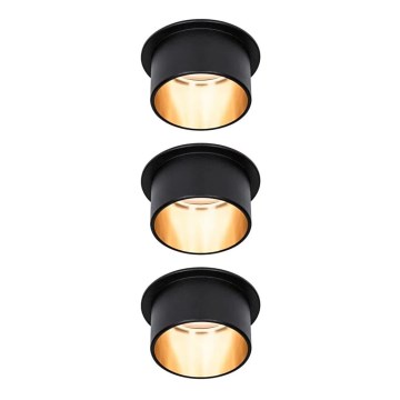 Paulmann 93379 - KOMPLET 3xLED/6W IP44 prigušiva ugradna kupatilska lampa GIL 230V