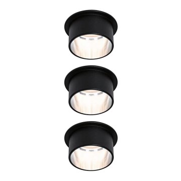 Paulmann 93383 - SET 3xLED/6W IP44 prigušiva kupatilska ugradna svetiljka GIL 230V