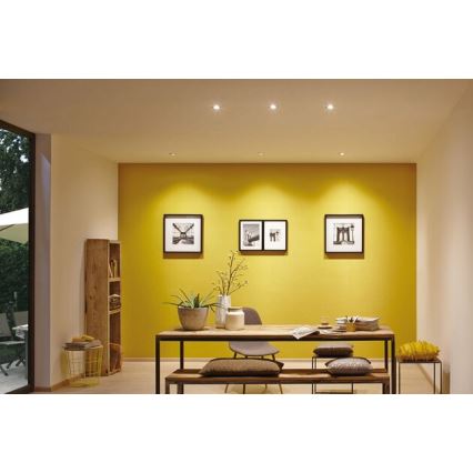 Paulmann 93449 - KOMPLET 3xLED/6,5W IP23 Kupatilsko ugradno plafonsko svetlo NOVA 230V