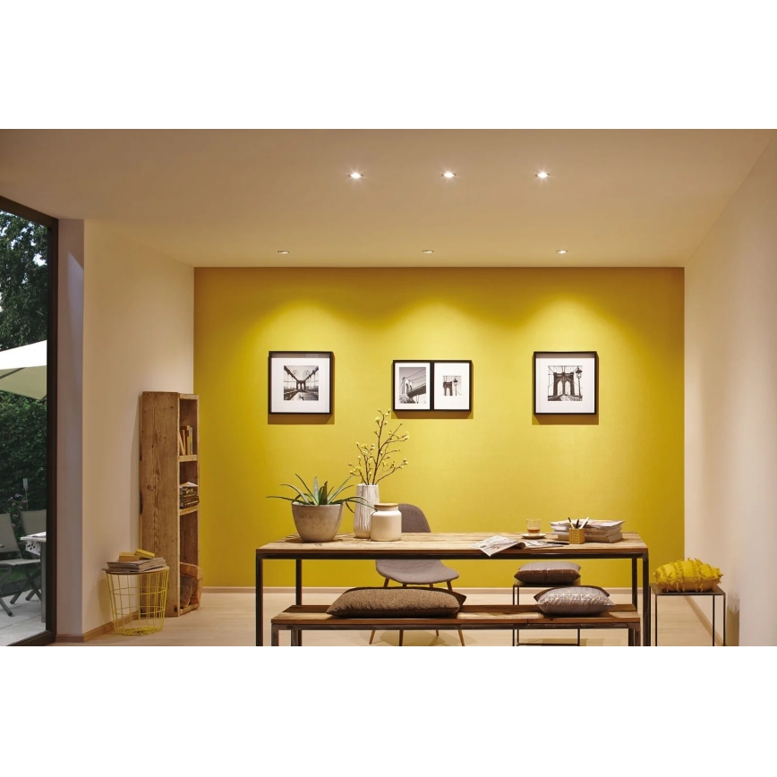 Paulmann 93462 - KOMPLET 3x LED/6W IP44 ugradne svetiljke za kupatilo NOVA 230V