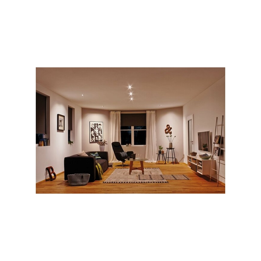 Paulmann 93483 - KOMPLET 3xLED/6,5W IP23 prigušiva ugrađena plafonska lampa za kupatilo NOVA 230V