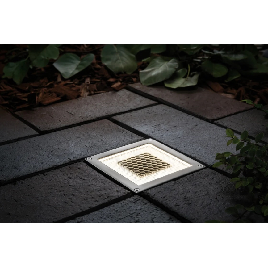 Paulmann 93774 - LED/0,24W IP67 Solarno ugradno svetlo CUBE za prilaz 1,2V 1200 mAh