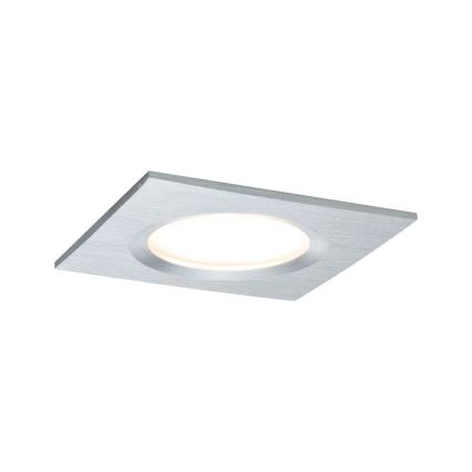 Paulmann 93895 - KOMPLET 3xLED/6W IP44 prigušiva ugradna stropna svetiljka za kupatilo NOVA 230V