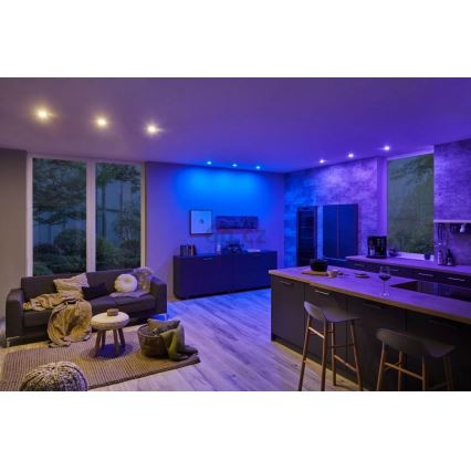 Paulmann 93940 - Komplet 3x LED RGBW/2W IP23 prigušiva kupatilska ugradna svetiljka 230V